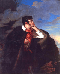 Portrait of Adam Mickiewicz on the Ayu-Dag Cliff