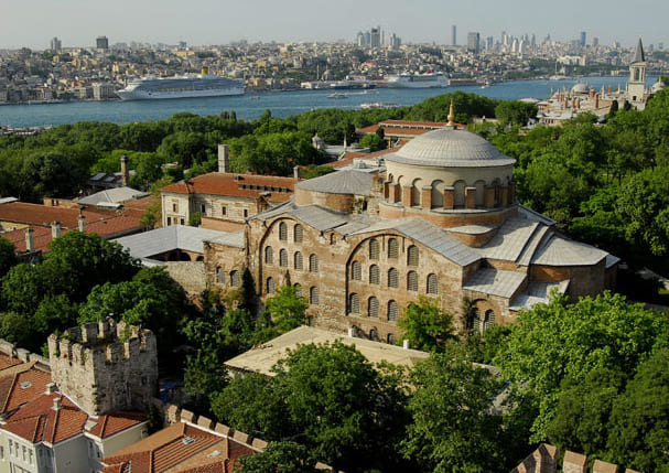 Hagia Irene Museum Bird Eye View